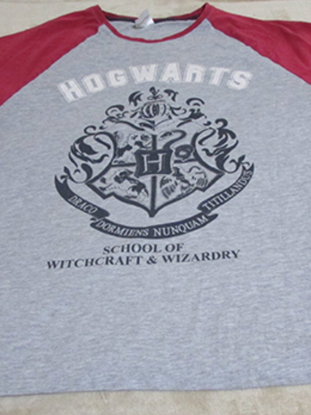 Official Harry Potter Hogwarts Women's Short Sleeve T-Shirt Size XL (H) 0114